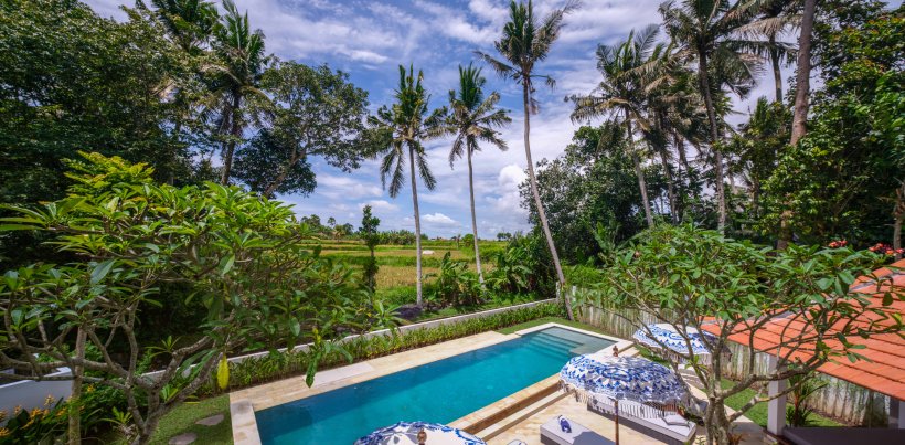 Villa Paletu, Pool mit Aussicht